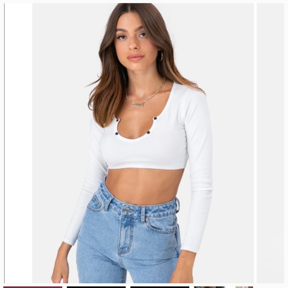 Adika crop top brand new with tags, size small